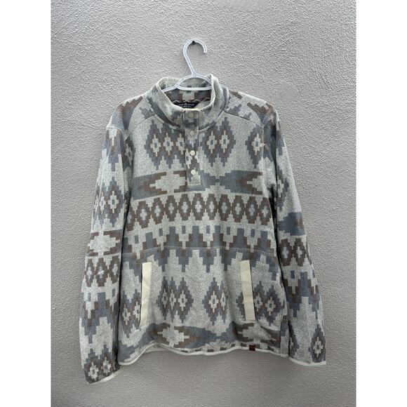 Mens Alpine Design Outlook Point Sweatshirt Size Medium 1/4 Snap Fleece Pullover - Picture 1 of 13